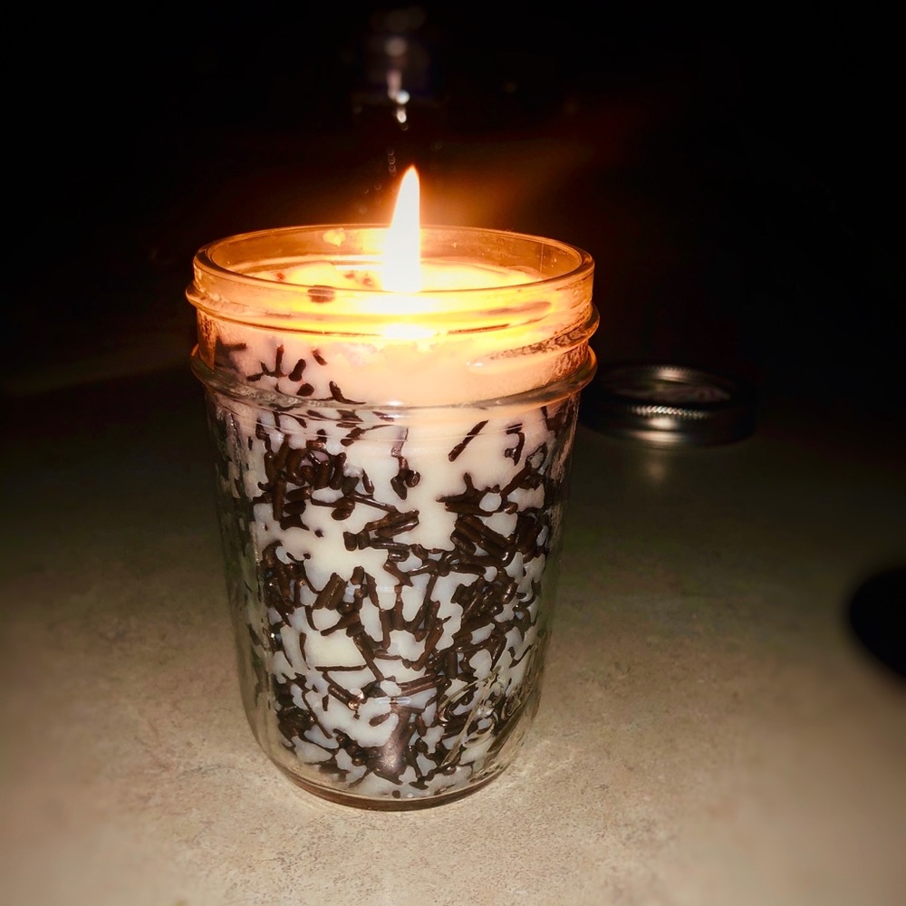 Limited special MINI cappuccino espresso candle